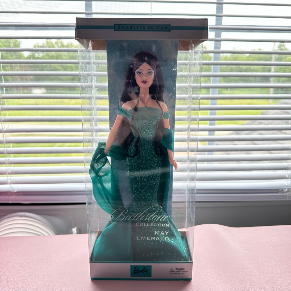Barbie Birthstone Collection Doll May in Emerald Green Gown